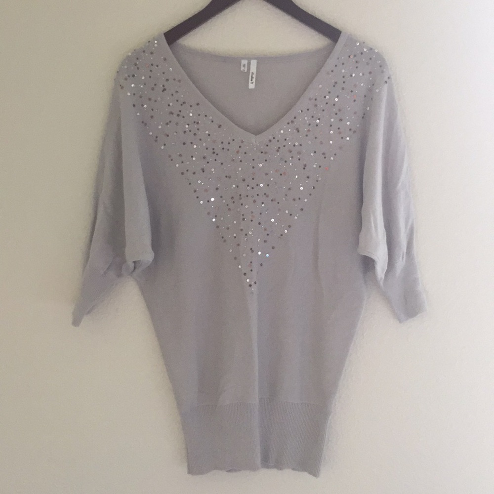 Gray sweater